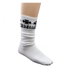 WCC Tube Logo Socks Cool White