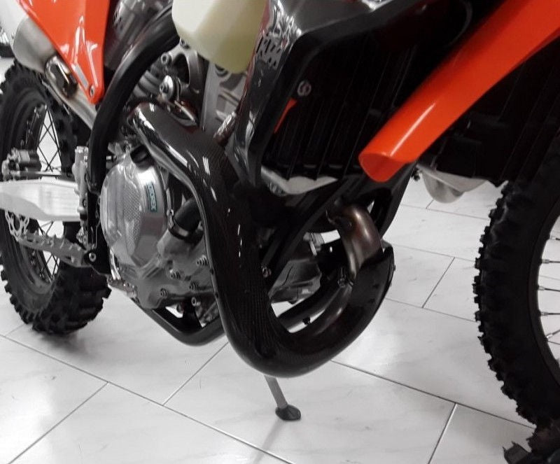 Meca-System Protects carbon manifold KTM 350 EXCF / HUSQVARNA FE 350 AM 2020-2021 | K-5156