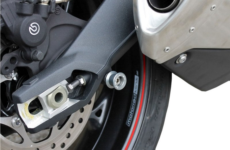 Mg-biketec Paddock Stand Bobbins M8 X 1,25 Mm Triumph Daytona 675 Titanium Grey 2013 | 0540-914513
