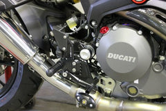 Mg-biketec Sport Rearset Ducati Monster 696 Black 2008 | 2500-155008