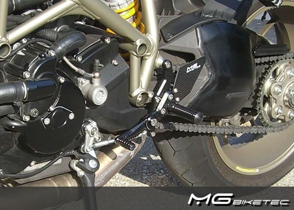 Mg-biketec Sport Rearset Ducati Streetfighter 848 Black 2012 | 2500-156509
