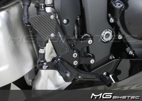Mg-biketec Sport Rearset Honda CBR 600 RR Black 2007-2008 | 2500-254007