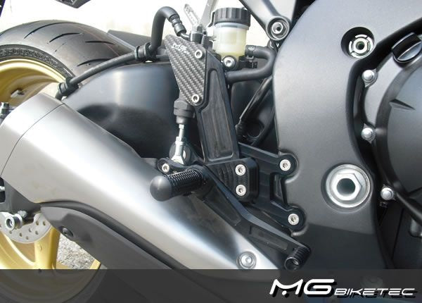 Mg-biketec Sport Rearset Honda CBR 1000 RR Black 2008-2011 | 2500-257008