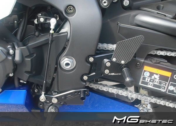 Mg-biketec Sport Rearset Honda CBR 1000 RR Black 2008-2011 | 2500-257008