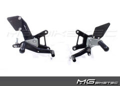 Mg-biketec Sport Rearset Kawasaki ZX-6R Black 2007-2009 | 2500-364007