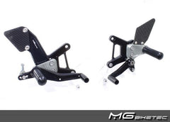 Mg-biketec Sport Rearset Kawasaki ZX-6R Black 2007-2009 | 2500-364007