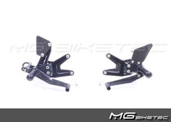 Mg-biketec Sport Rearset Triumph Street Triple 675 Black 2013-2016 | 2500-914513
