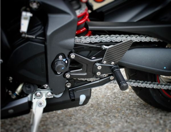 Mg-biketec Sport Rearset Triumph Street Triple 675 Black 2013-2016 | 2500-914513