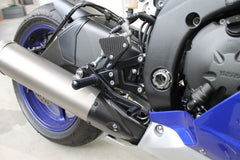 Mg-biketec Sport Rearset Yamaha YZF-R6 Black 2017 | 2500-994017