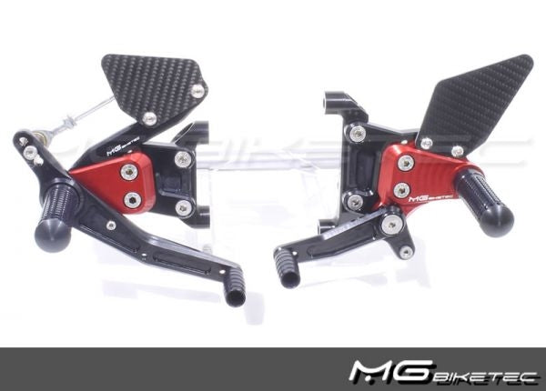 Mg-biketec Sport Rearset Ducati 899 Panigale Red 2014 | 2530-156512