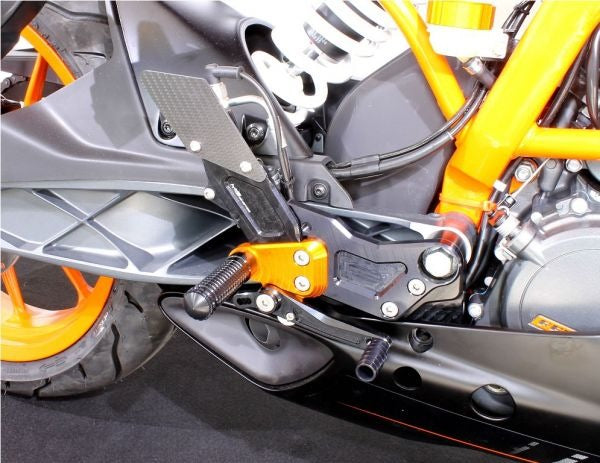 Mg-biketec Sport Rearset KTM 125 Duke Orange 2011-2016 | 2570-651511