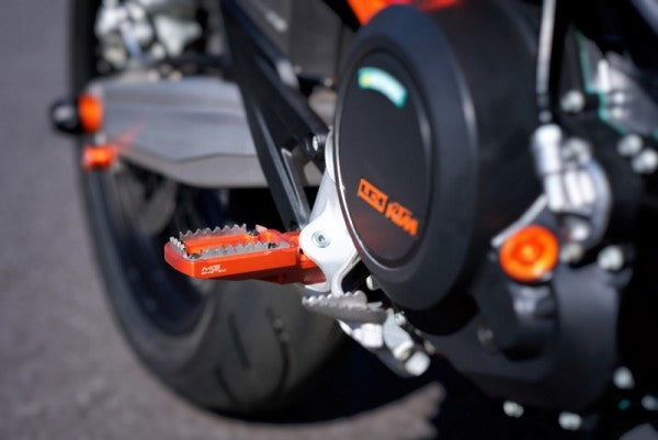 Mg-biketec Enduro / Supermoto Foot Pegs KTM 125 EXC Orange 2009 | 2670-653014