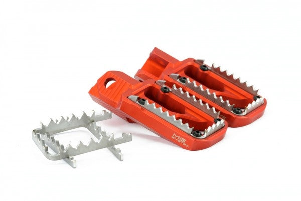 Mg-biketec Enduro / Supermoto Foot Pegs KTM 125 EXC Orange 2009 | 2670-653014