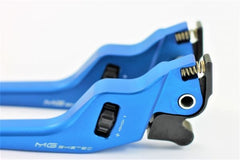 Mg-biketec Brake Lever Set - Long Vespa PX 125 2T (Heng Tong Bremspumpe) Blue 1984 | 4021-7500LR