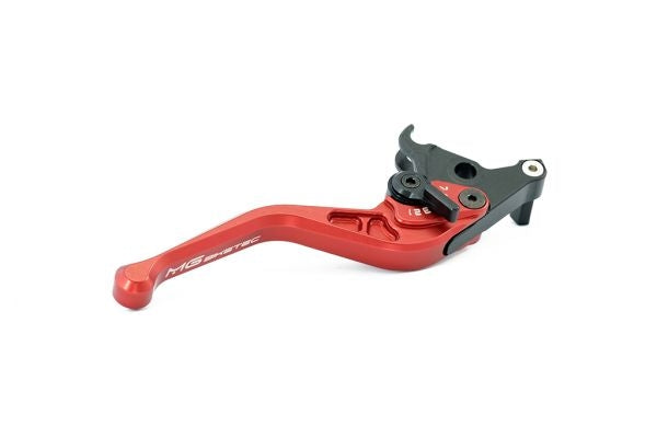 Mg-biketec Short Brake Lever, 25 Mm / 7 Position Ergonomic Reach Adjustability KTM 660 Rallye Red 1999 | 4033-657006