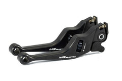 Mg-biketec Brake Lever Set - Short Vespa PX 125 2T (Heng Tong Bremspumpe) Polished 1984 | 4053-7500LR