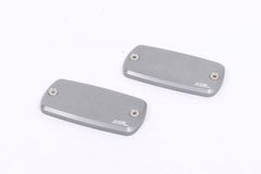 Mg-biketec Reservoir Covers - Front & Rear Brake Kawasaki J 300 Titanium Grey 2014 | 5543-363014