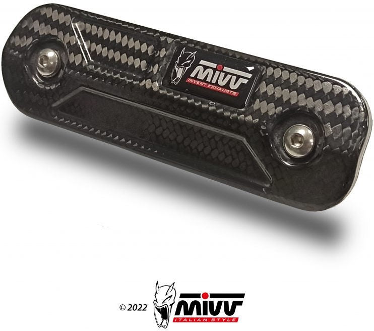 Mivv Optional carbon heatshield for no-kat A.017.C1 | ACC.083.0