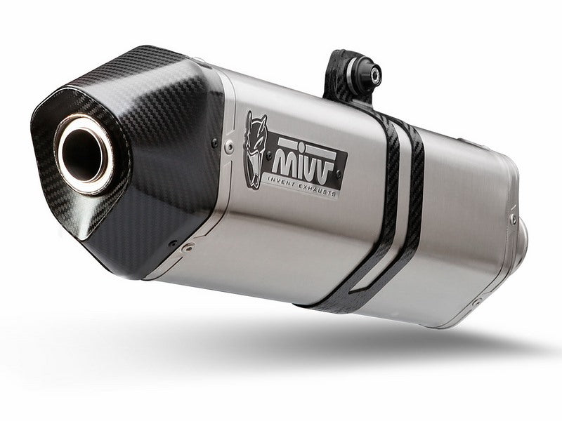 Mivv SPORT SPEED EDGE 2 SLIP-ON Muffler STAINLESS STEEL for TRIUMPH SPEED TRIPLE 2016 - 2017 ECE approved (Euro4)  | AT.016.LRX