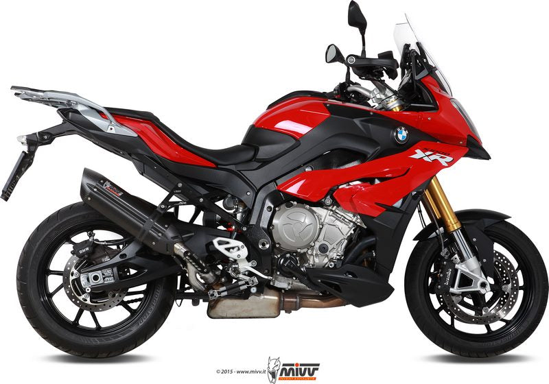 Mivv SPORT SUONO SLIP-ON Muffler BLACK STAINLESS STEEL for BMW S 1000 XR 2015 ECE approved (Euro3/Euro4)  | B.027.L9