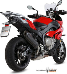Mivv SPORT SUONO SLIP-ON Muffler BLACK STAINLESS STEEL for BMW S 1000 XR 2015 ECE approved (Euro3/Euro4)  | B.027.L9