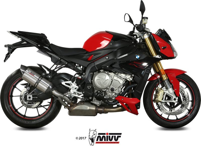 Mivv SPORT SUONO SLIP-ON Muffler STAINLESS STEEL for BMW S 1000 R 2017 ECE approved (Euro4)  | B.030.L7