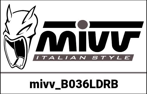 Mivv Delta Race Black Slip-On Exhaust | B.036.LDRB