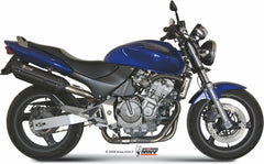 Mivv SPORT SUONO SLIP-ON Muffler BLACK STAINLESS STEEL for HONDA HORNET 600 1998 - 2002 EC approved  | H.018.L9