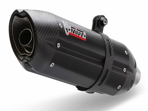 Mivv SPORT SUONO SLIP-ON Muffler BLACK STAINLESS STEEL for HONDA CB 500 F 2016 ECE approved (Euro3/Euro4)  | H.062.L9