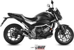 Mivv SPORT GP SLIP-ON Muffler BLACK STAINLESS STEEL for HONDA INTEGRA 750 2016 EC approved (Euro4)  | H.065.LXB