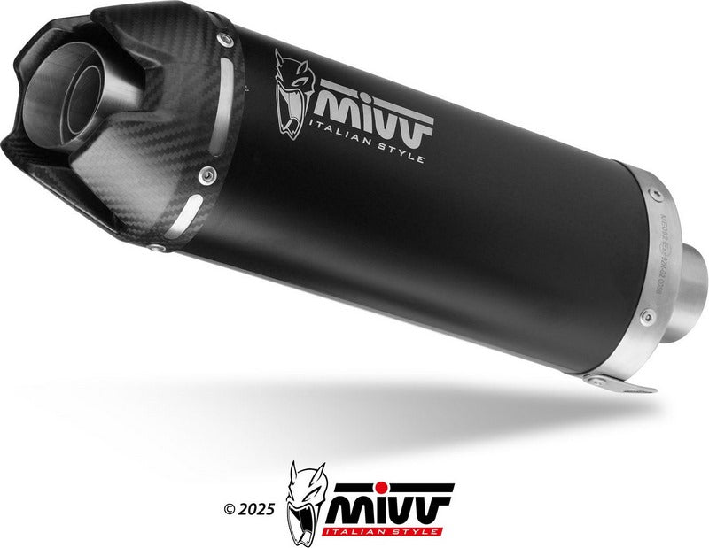 Mivv AK-1 BLACK STAINLESS STEEL WITH CARBON CAP | H.094.LZK