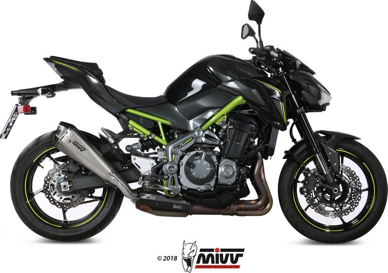 Mivv SPORT DELTA RACE SLIP-ON Muffler STAINLESS STEEL for KAWASAKI Z900 2017 ECE approved (Euro4)  | K.045.LDRX