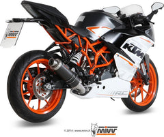 Mivv SPORT GP Imp. compl./Full sys. 1x1 CARBON for KTM RC 390 2014 - 2016 EC approved Catalyzer is included | KT.015.L2S