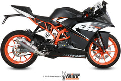 Mivv SPORT GP Imp. compl./Full sys. 1x1 TITANIUM for KTM RC 125 2014 - 2016 EC approved Catalyzer is included | KT.016.L6S