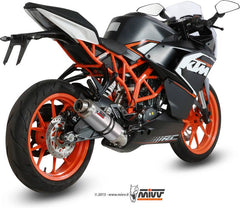 Mivv SPORT GP Imp. compl./Full sys. 1x1 TITANIUM for KTM RC 125 2014 - 2016 EC approved Catalyzer is included | KT.016.L6S
