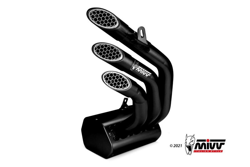 Mivv Speed Edge Black Stainless Steel Exhaust | V.003.LHB