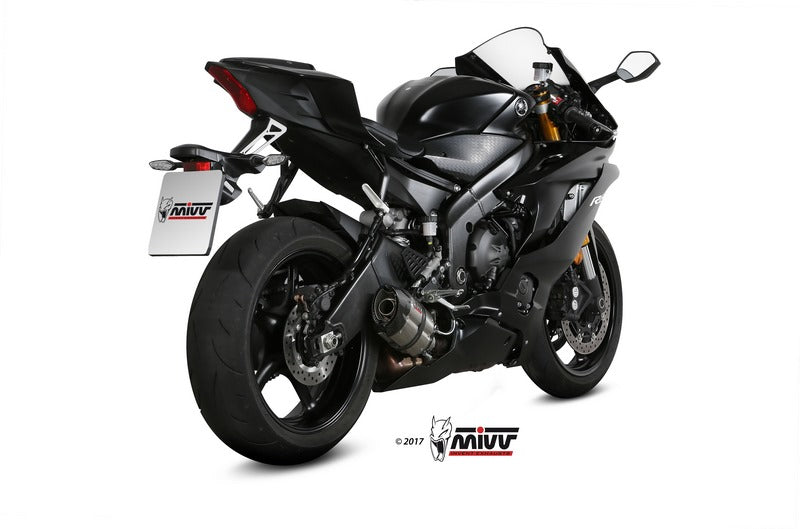 Mivv SPORT SUONO SLIP-ON Muffler STAINLESS STEEL for YAMAHA YZF 600 R6 2017 ECE approved (Euro4)  | Y.063.L7
