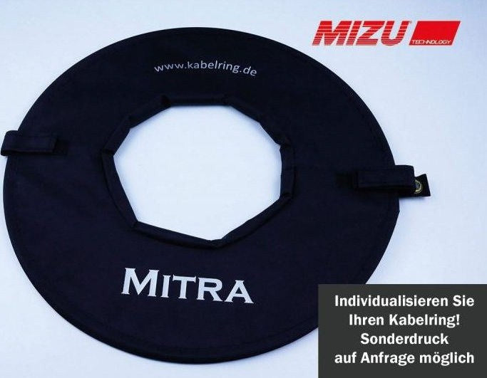 Mizu Cable Ring, Black | 304MA0023