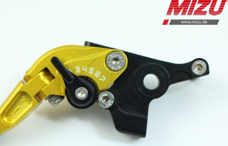 Mizu Brake Lever left, including ABE, Gold | 309G2993010