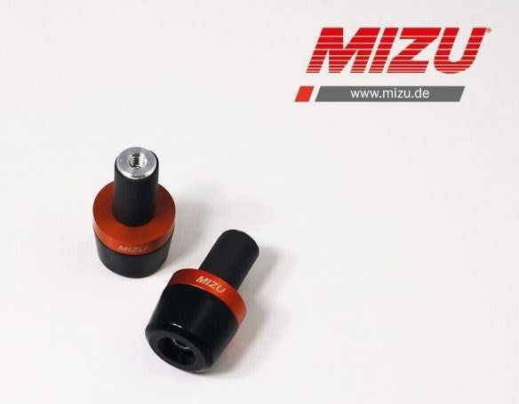 Mizu Race handlebar end (Set), Orange | 409O5000000