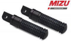 Mizu Race passenger's footpeg, including ABE, Black/Black | 409SS1120014