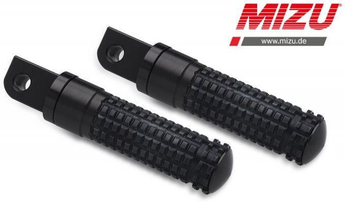 Mizu Race passenger's footpeg, including ABE, Black/Black | 409SS1120033