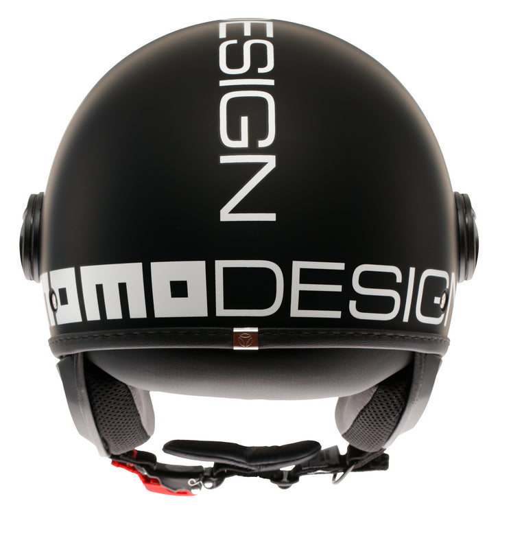 MOMO DESIGN HELMET FGTR CLASSIC MOMODESIGN E2206, MONO MATT BLACK/WHITE | 21184A7001001