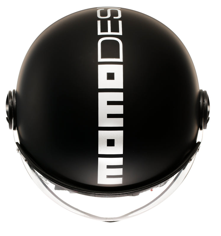 MOMO DESIGN HELMET FGTR CLASSIC MOMODESIGN E2206, MONO MATT BLACK/WHITE | 21184A7001001