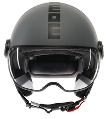 MOMO DESIGN HELMET FGTR CLASSIC MOMODESIGN E2206, MONO MATT GREY/BLACK | 21184A7001002