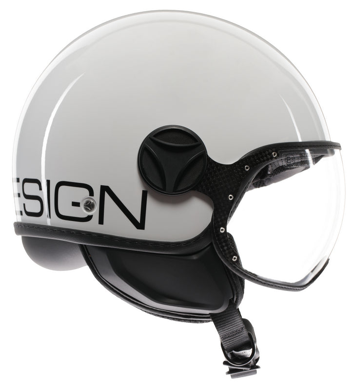 MOMO DESIGN HELMET FGTR CLASSIC MOMODESIGN E2206, MONO WHITE/BLACK | 21184A7001004