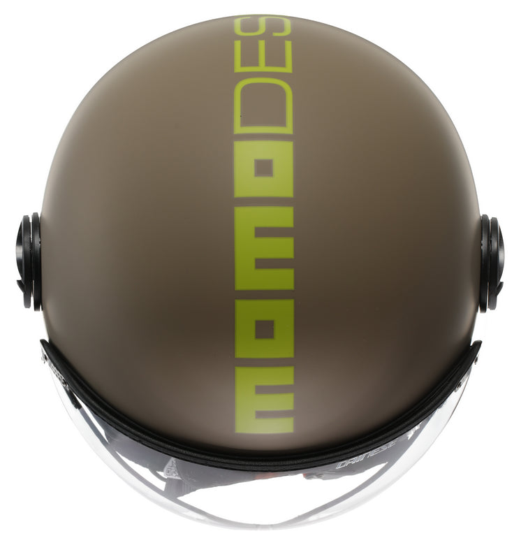 MOMO DESIGN HELMET FGTR CLASSIC MOMODESIGN E2206, MONO MATT SAND/LIME | 21184A7001005