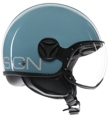 MOMO DESIGN HELMET FGTR CLASSIC MOMODESIGN E2206, CANDY SKY BLUE/WHITE | 21184A7001008