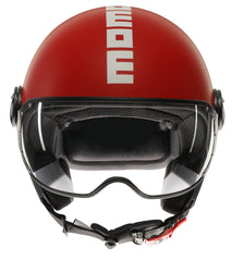MOMO DESIGN HELMET FGTR CLASSIC MOMODESIGN E2206, CANDY MATT RED/WHITE | 21184A7001010