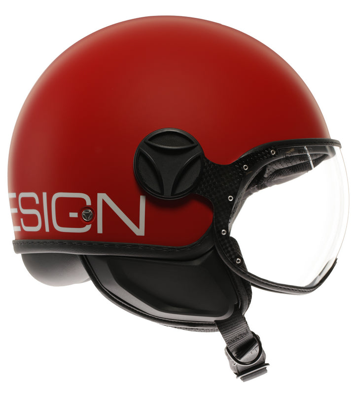 MOMO DESIGN HELMET FGTR CLASSIC MOMODESIGN E2206, CANDY MATT RED/WHITE | 21184A7001010